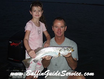 Catch speckled trout and redfish on Baffin Bay